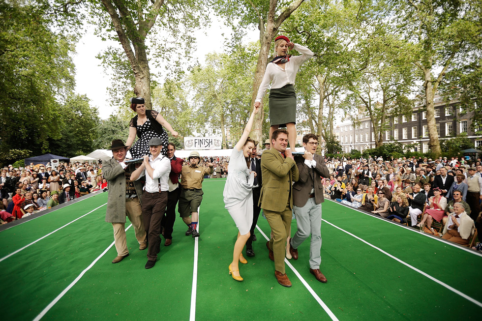 These people 1 taking. The Chap & Hendrick’s Olympics. The Chap Olympiad. Take Part in a Competition.