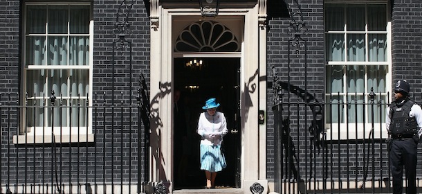 Il ricevimento dei Cameron per la regina Elisabetta II