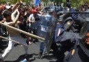 Le foto degli scontri a Madrid
