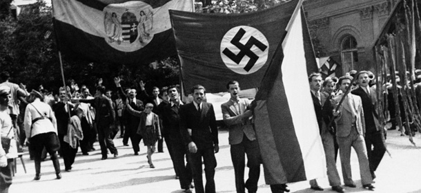 Una parata nazista a Sofia, settembre 1940 (AP Photo)