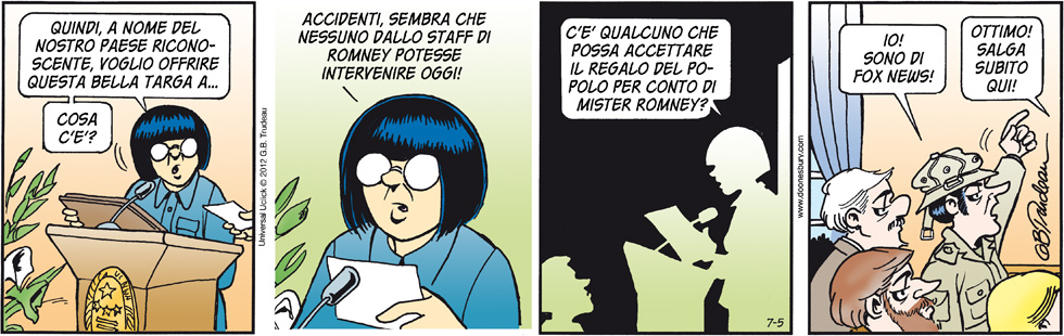 Doonesbury 2012 luglio 5