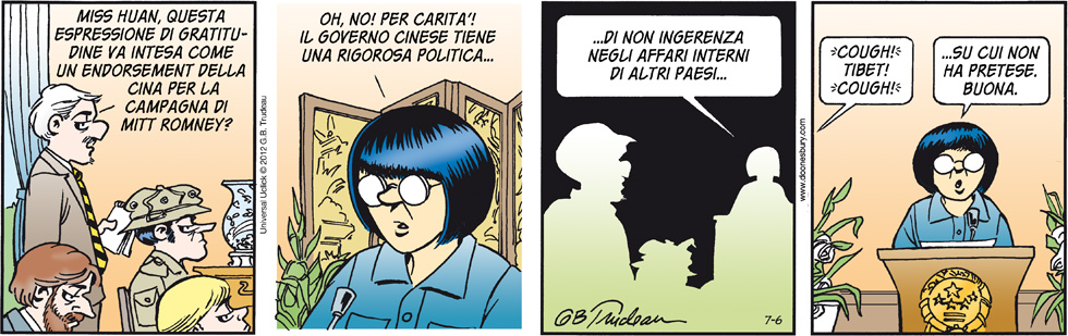Doonesbury 2012 luglio 6