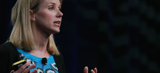 SAN FRANCISCO - SEPTEMBER 08: Google Vice President of Search Product and User Experience Marissa Mayer speaks during an announcement September 8, 2010 in San Francisco, California. Google announced the launch of Google Instant, a faster version of Google search that streams results live as you type your query. (Photo by Justin Sullivan/Getty Images)