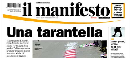 Le prime pagine di mercoledì 15 agosto 2012