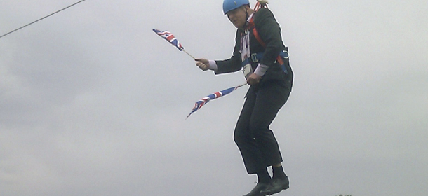 Il sindaco di Londra bloccato in volo su Victoria Park