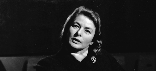 21st April 1965: Swedish actress Ingrid Bergman (1915 - 1982) during an interview at London Airport. (Photo by Michael Stroud/Express/Getty Images)