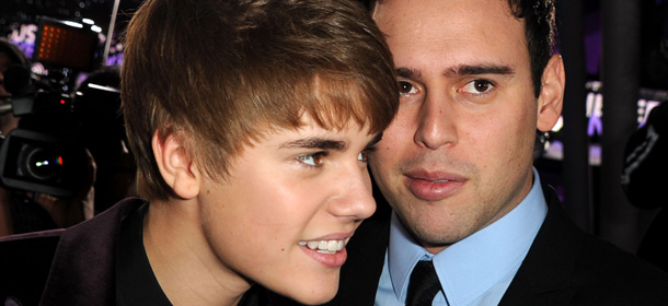 Bieber e Braun nel 2008 (Kevin Winter/Getty Images)