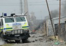 Le operazioni della polizia in Sudafrica