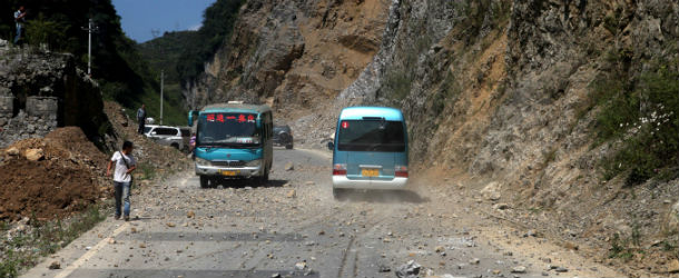 Il terremoto nel sud-ovest della Cina