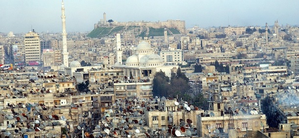 The general view of Aleppo city in Syria on Friday, March 17 2006. (AP Photo/Bassem Tellawi)
