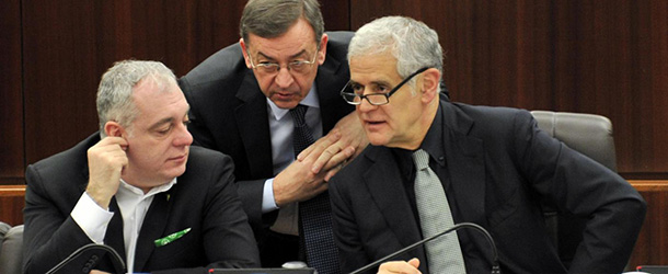 Â© Gian Mattia D&#8217;Alberto / LaPresse
20-03-2012 Milano
cronaca
assemblea del consiglio della Regione Lombardia
nella foto: Il presidente del Consiglio regionale della Lombardia Davide Boni, Roberto Formigoni
Â© Gian Mattia D&#8217;Alberto / LaPresse
20-03-2012 Milano
council of Regione Lombardia
in the photo: Davide Boni, president, Roberto Formigoni
