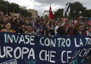 Le proteste di ieri contro Monti