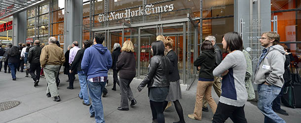 La protesta dei redattori del New York Times