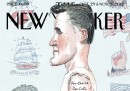 La nuova copertina del New Yorker su Romney