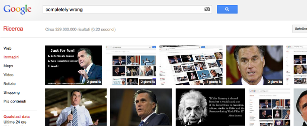 Romney, Google e completely wrong