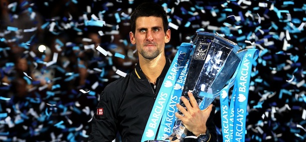 during day eight of the ATP World Tour Finals at O2 Arena on November 12, 2012 in London, England.

