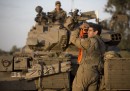 Esercito israeliano sul confine di Gaza