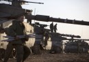 Esercito israeliano sul confine di Gaza
