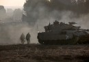 Esercito israeliano sul confine di Gaza