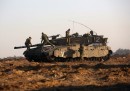Esercito israeliano sul confine di Gaza