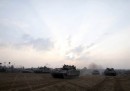 Esercito israeliano sul confine di Gaza