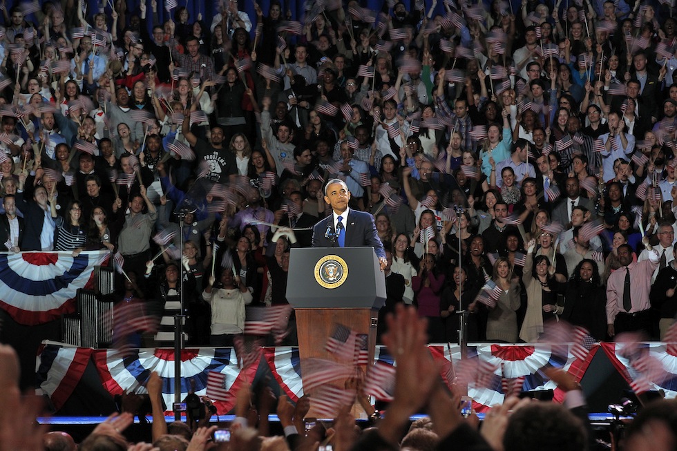 Foto vittoria Obama
