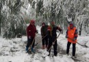 Le foto della neve in Cina