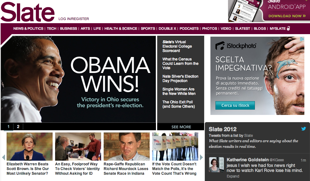 Home page vittoria Obama - Slate