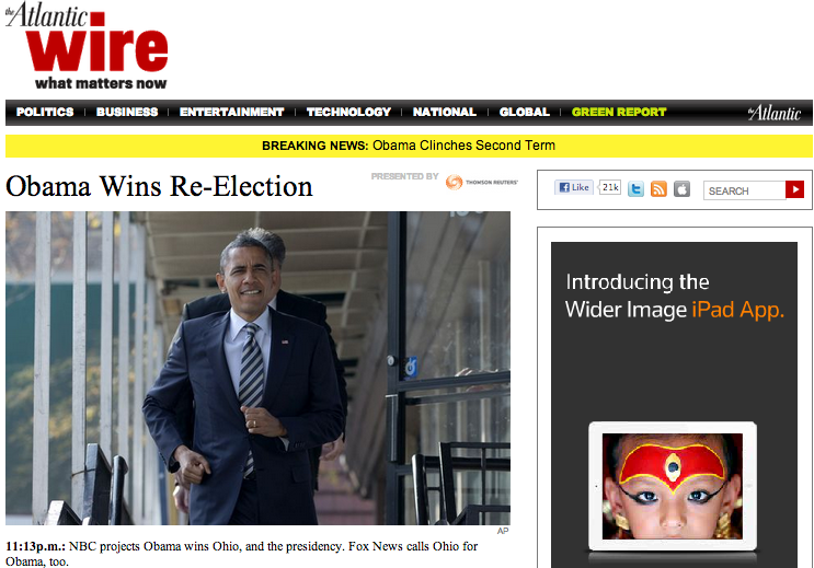 Home page vittoria Obama - Atlantic Wire