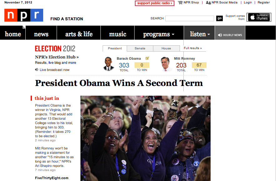 Home page vittoria Obama - NPR