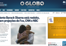 Home page vittoria Obama - O Globo