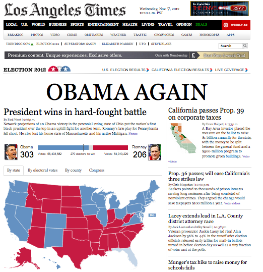 Home page vittoria Obama - LAT