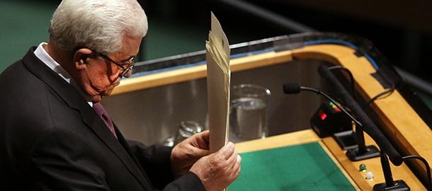 Mahmoud Abbas, presidente palestinese. (Spencer Platt/Getty Images)
