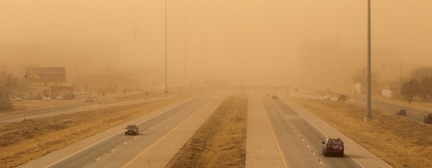 C’è stata una tempesta di sabbia in Texas