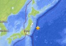Il terremoto al largo del Giappone