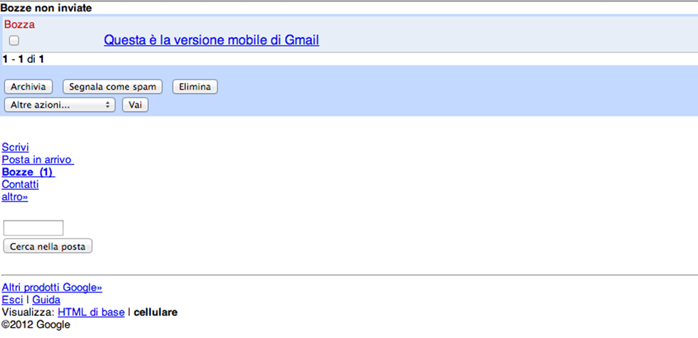 Cosa fare quando Gmail è offline