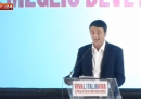 Il discorso di Renzi dopo la sconfitta al ballottaggio delle primarie