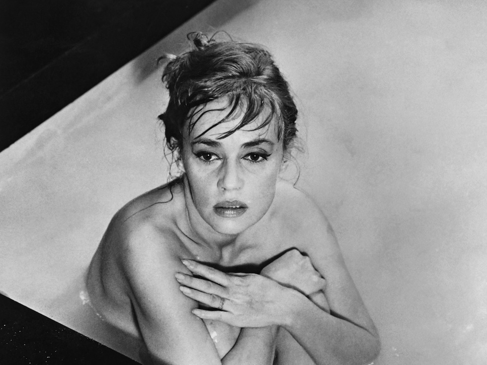 Jeanne Moreau sul set di "Eva"