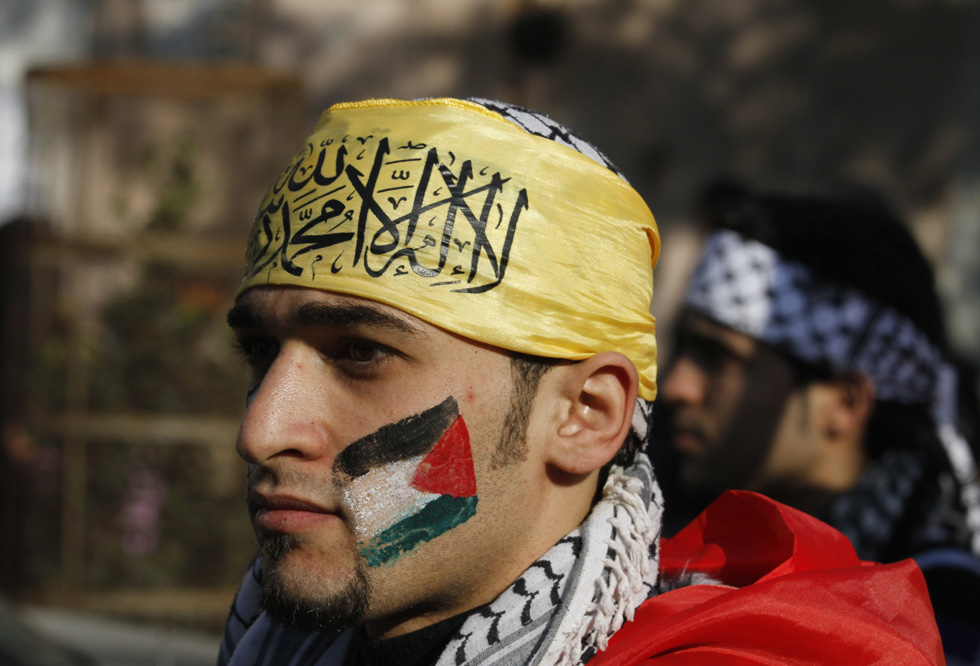 Manifestazione Fatah a Gaza