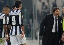 Il discusso fallo in area di Juventus-Genoa