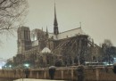 Le foto della neve a Parigi
