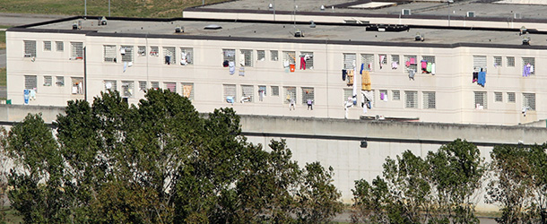 PERUGIA, ITALY - OCTOBER 02: Clothes hang from the cell windows of the 'Casa Circondariale di Perugia' prison which currently holds Amanda Knox, with the City of Perugia in the background on October 02, 2011 in Perugia, Italy. Amanda Knox and Raffaele Sollecito are awaiting a verdict in Perugia's Court of Appeal that could see their conviction for the murder of Meredith Kercher overturned. American student Amanda Knox and her Italian ex-boyfriend Raffaele Sollecito, who were convicted in 2009 of killing their British roommate Meredith Kercher in Perugia, Italy in 2007, have served nearly four years in jail after being sentenced to 26 and 25 years respectively. (Photo by Oli Scarff/Getty Images)