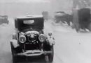 La corsa spericolata dei vigili del fuoco a New York, nel 1926