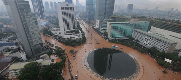 Le nuove foto di Giacarta allagata