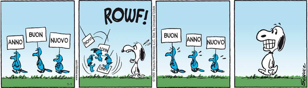 Peanuts 2013 gennaio 1