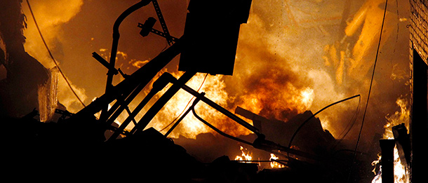 Il grande incendio a Kansas City