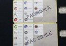 Scheda elettorale Senato - Elezioni 2013