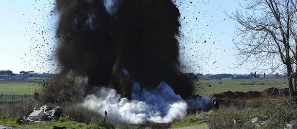 È stata fatta brillare una bomba a Ciampino