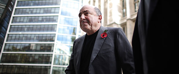 LONDON, ENGLAND - NOVEMBER 02: Russian businessman Boris Berezovsky arrives at The High Court on November 2, 2011 in London, England. Russian businessman Boris Berezovsky is alleging a breach of contract over businnes deals with Mr Abramovich and is claiming more than Â£3.2bn in damages.(Photo by Peter Macdiarmid/Getty Images)