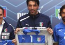 La nuova maglia dell'Italia
